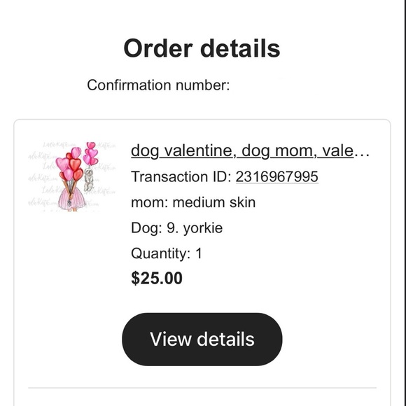 Custom hand drawn Etsy art - Picture 2 of 2